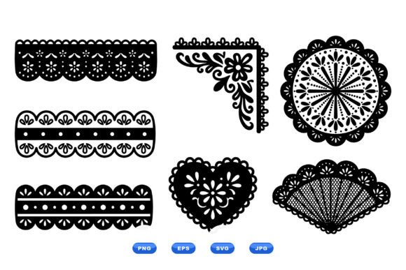 Download Delicate Lace SVG Clipart Kit - Delicate Collection